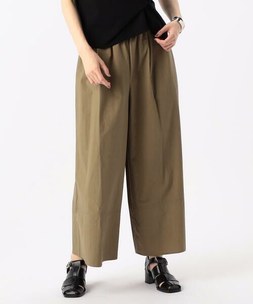 COMME CA COMFORT / コムサ・コンフォート（Lサイズ） その他パンツ | 〔 TALLサイズ 〕 コットンタイプライター ギャザーワイドパンツ | 詳細27