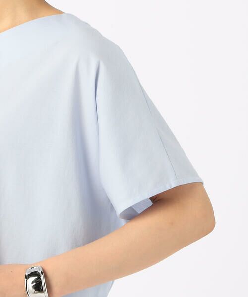 COMME CA COMFORT / コムサ・コンフォート（Lサイズ） カットソー | 〔 +サイズ 〕 【前後2WAY】プレーティング天竺 ブラウス仕立てのカットソー | 詳細19