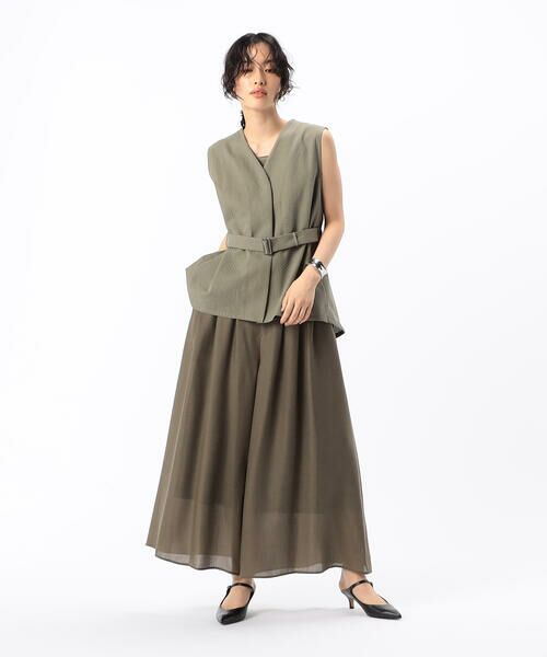 COMME CA COMFORT / コムサ・コンフォート（Lサイズ） その他パンツ | 〔 TALLサイズ 〕 ビアンカビエラ フレアパンツ | 詳細5