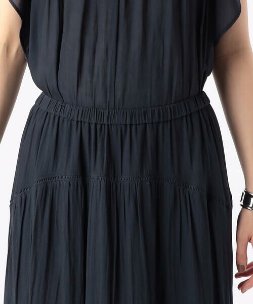 COMME CA COMFORT / コムサ・コンフォート（Lサイズ） ロング・マキシ丈スカート | 〔 TALLサイズ 〕 【セットアップ対応】スプリットジョーゼット ティアードスカート | 詳細7