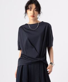 COMME CA COMFORT / コムサ・コンフォート（Lサイズ） カットソー | 〔 +サイズ 〕 プレーティング天竺 ワンタックプルオーバー