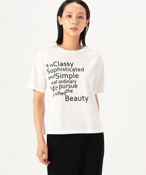 COMME CA COMFORT / コムサ・コンフォート（Lサイズ） Tシャツ | 〔 TALLサイズ 〕【ブライトリーセットアップ】スーピマバイオシルスムース Tシャツ | 詳細3