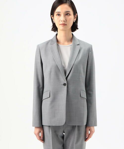 COMME CA COMFORT / コムサ・コンフォート（Lサイズ） セットアップ | 〔 TALLサイズ 〕【ブライトリーセットアップ/セットアップ対応】2WAYストレッチトロ シングルジャケット | 詳細8