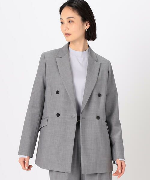 COMME CA COMFORT / コムサ・コンフォート（Lサイズ） セットアップ | 〔 TALLサイズ 〕 【セットアップ対応】2WAYストレッチトロ ダブルジャケット | 詳細8