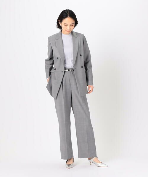 COMME CA COMFORT / コムサ・コンフォート（Lサイズ） セットアップ | 〔 TALLサイズ 〕 【セットアップ対応】2WAYストレッチトロ ワイドパンツ | 詳細2