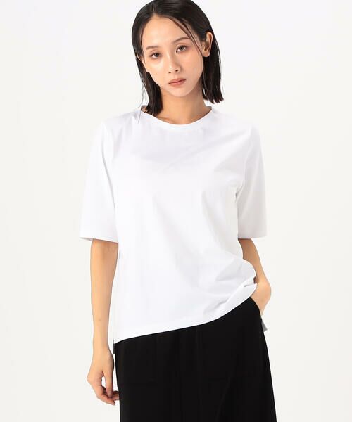 COMME CA COMFORT / コムサ・コンフォート（Lサイズ） Tシャツ | 〔 +サイズ 〕 60／- プレーティング天竺 キレイめTシャツ | 詳細3