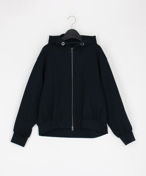 COMME CA COMFORT / コムサ・コンフォート（Lサイズ） パーカー | 〔 TALLサイズ 〕 クリアストレッチポンチ パーカー（09:ネイビー）