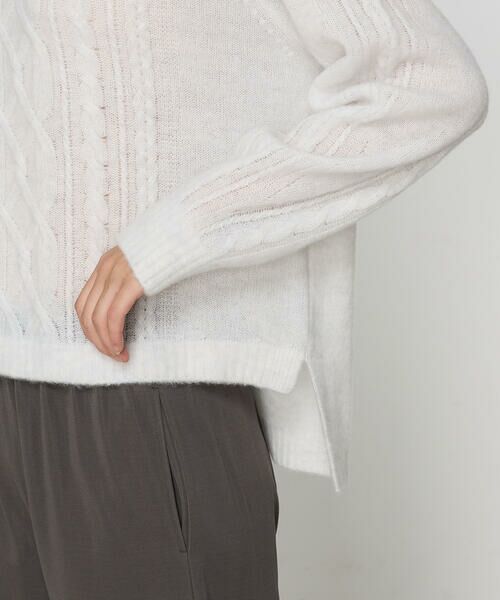 COMME CA COMFORT / コムサ・コンフォート(Lサイズ) ニット・セーター | 【一部店舗限定】〔 +サイズ 〕 ウールタムヤーン マシュマロニット | 詳細7