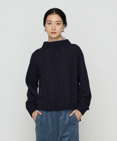 COMME CA COMFORT / コムサ・コンフォート(Lサイズ) ニット・セーター | 【一部店舗限定】〔 +サイズ 〕 ウールタムヤーン マシュマロニット | 詳細12