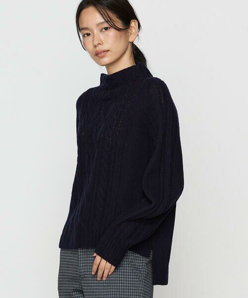 COMME CA COMFORT / コムサ・コンフォート(Lサイズ) ニット・セーター | 【一部店舗限定】〔 +サイズ 〕 ウールタムヤーン マシュマロニット | 詳細14