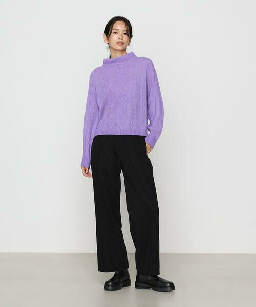 COMME CA COMFORT / コムサ・コンフォート(Lサイズ) ニット・セーター | 【一部店舗限定】〔 +サイズ 〕 ウールタムヤーン マシュマロニット | 詳細19