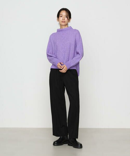 COMME CA COMFORT / コムサ・コンフォート(Lサイズ) ニット・セーター | 【一部店舗限定】〔 +サイズ 〕 ウールタムヤーン マシュマロニット | 詳細18