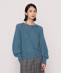 COMME CA COMFORT / コムサ・コンフォート（Lサイズ） ニット・セーター | 〔 TALLサイズ 〕 ベビースーリーアルパカ クルーネックプルオーバー