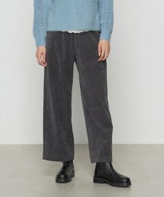 COMME CA COMFORT / コムサ・コンフォート（Lサイズ） その他パンツ | 〔 +サイズ 〕 細コーデュロイ ワイドパンツ