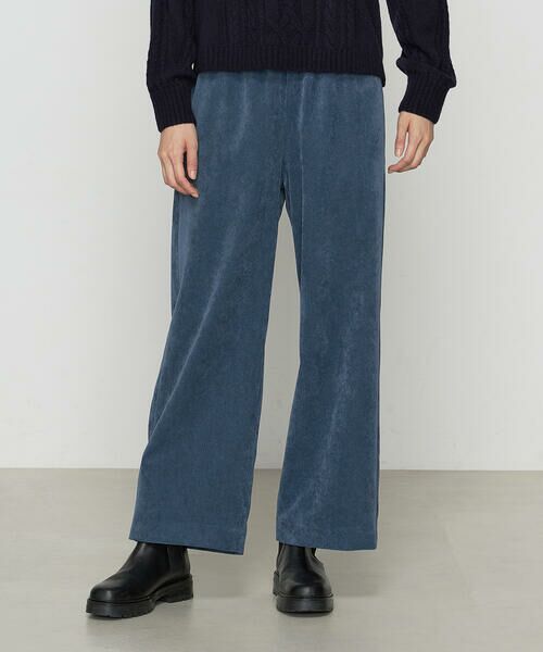 COMME CA COMFORT / コムサ・コンフォート(Lサイズ) その他パンツ | 〔 +サイズ 〕 細コーデュロイ ワイドパンツ | 詳細3