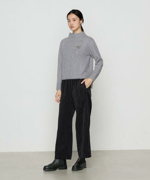 COMME CA COMFORT / コムサ・コンフォート(Lサイズ) その他パンツ | 〔 +サイズ 〕 細コーデュロイ ワイドパンツ | 詳細6