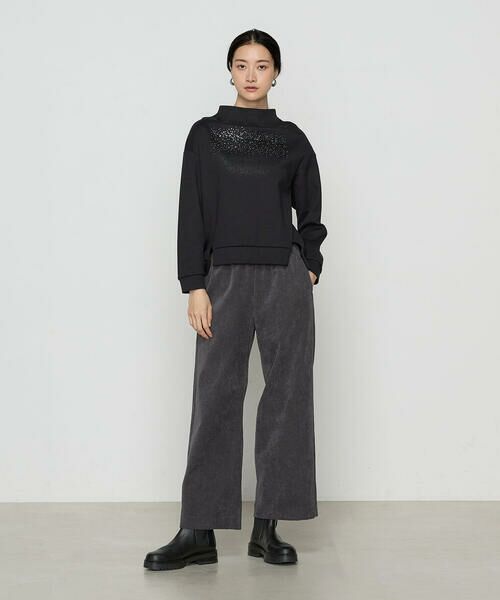 COMME CA COMFORT / コムサ・コンフォート(Lサイズ) その他パンツ | 〔 +サイズ 〕 細コーデュロイ ワイドパンツ | 詳細13