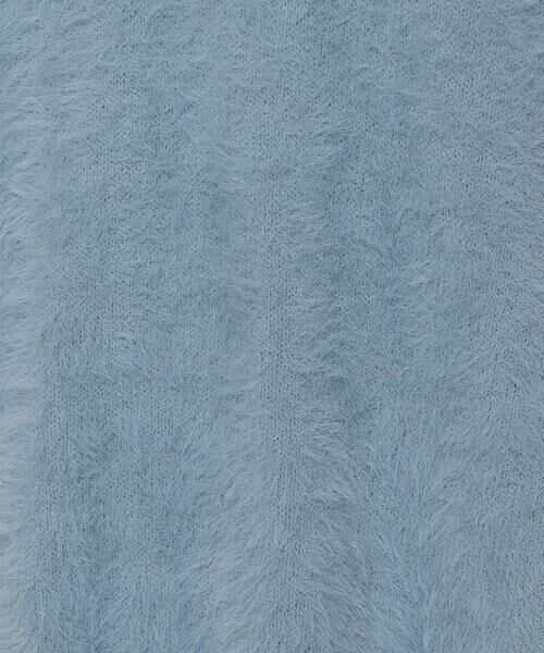 COMME CA COMFORT / コムサ・コンフォート（Lサイズ） ニット・セーター | 〔 +サイズ 〕 マイクロナイロン フェザーヤーン2wayニットベスト | 詳細20