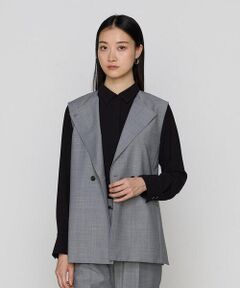 COMME CA COMFORT / コムサ・コンフォート（Lサイズ） ベスト | 〔 TALLサイズ 〕 【セットアップ対応】ブライトリートロ ジレ