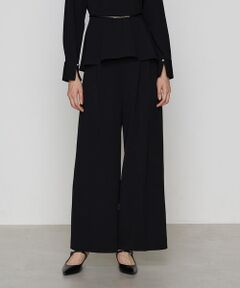 COMME CA COMFORT / コムサ・コンフォート（Lサイズ） その他パンツ | 〔 TALLサイズ 〕 【セットアップ対応】トリアセバックサテンジョーゼット ワイドパンツ