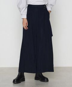 COMME CA COMFORT / コムサ・コンフォート（Lサイズ） その他パンツ | 〔 +サイズ 〕 ハイテンションポンチ タックワイドパンツ