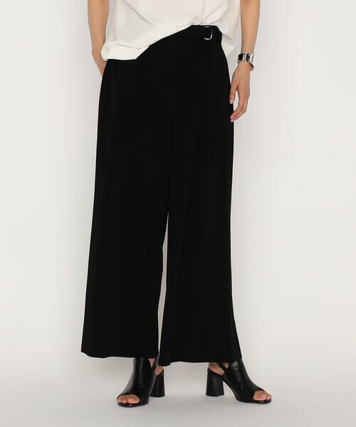 COMME CA COMFORT / コムサ・コンフォート（Lサイズ） その他パンツ | 〔 +サイズ 〕 ハイテンションポンチ タックワイドパンツ | 詳細8