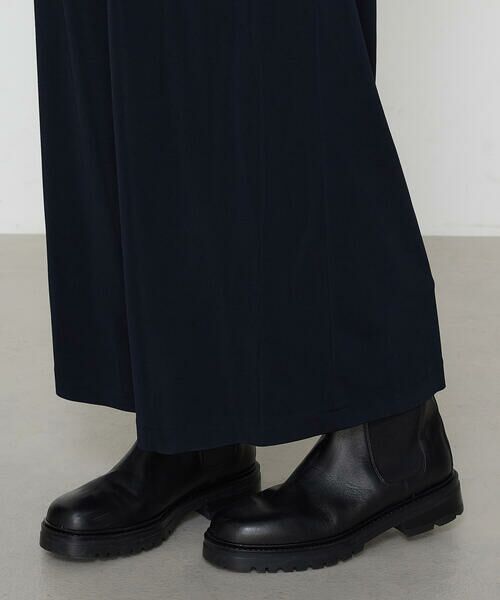 COMME CA COMFORT / コムサ・コンフォート（Lサイズ） その他パンツ | 〔 +サイズ 〕 ハイテンションポンチ タックワイドパンツ | 詳細17