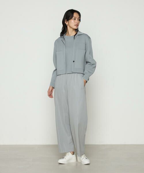 COMME CA COMFORT / コムサ・コンフォート（Lサイズ） その他パンツ | 〔 +サイズ 〕 ハイテンションポンチ ワイドパンツ | 詳細2