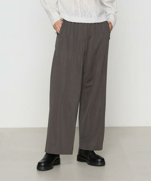COMME CA COMFORT / コムサ・コンフォート（Lサイズ） その他パンツ | 〔 +サイズ 〕 ハイテンションポンチ ワイドパンツ | 詳細6