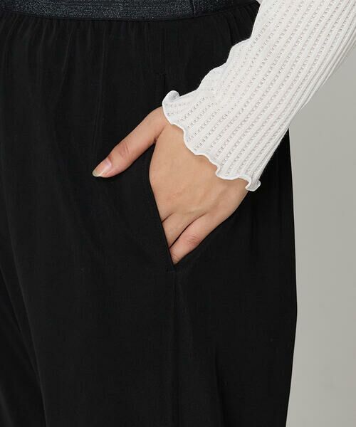 COMME CA COMFORT / コムサ・コンフォート（Lサイズ） その他パンツ | 〔 +サイズ 〕 ハイテンションポンチ ワイドパンツ | 詳細15