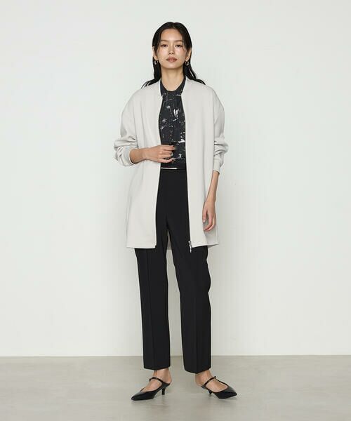 COMME CA COMFORT / コムサ・コンフォート（Lサイズ） ブルゾン | 〔 TALLサイズ 〕 アクアスーティングジャージー ロングブルゾン | 詳細9