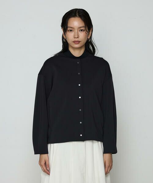 COMME CA COMFORT / コムサ・コンフォート（Lサイズ） ブルゾン | 〔 TALLサイズ 〕 アクアスーティングジャージー ノーカラーブルゾン | 詳細9