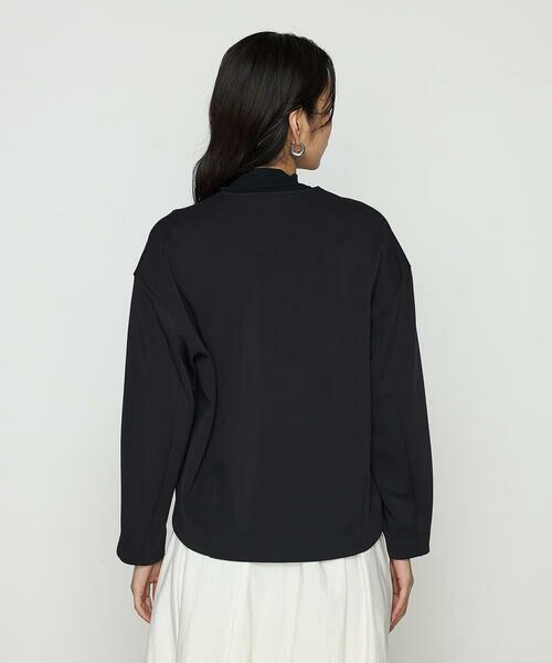 COMME CA COMFORT / コムサ・コンフォート（Lサイズ） ブルゾン | 〔 TALLサイズ 〕 アクアスーティングジャージー ノーカラーブルゾン | 詳細11