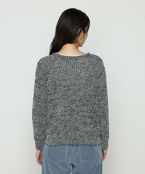 COMME CA COMFORT / コムサ・コンフォート（Lサイズ） ニット・セーター | 〔 TALLサイズ 〕 和紙混杢ニット プルオーバー | 詳細9