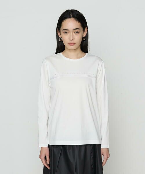 COMME CA COMFORT / コムサ・コンフォート（Lサイズ） カットソー | 〔 TALLサイズ 〕 アルビ二スタスムース プルオーバー | 詳細4