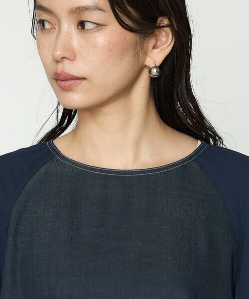 COMME CA COMFORT / コムサ・コンフォート（Lサイズ） シャツ・ブラウス | 〔 TALLサイズ 〕 オトナデニム デザインブラウス | 詳細11