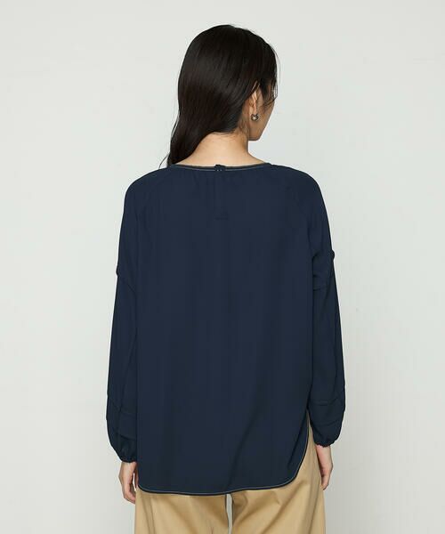 COMME CA COMFORT / コムサ・コンフォート（Lサイズ） シャツ・ブラウス | 〔 TALLサイズ 〕 オトナデニム デザインブラウス | 詳細9