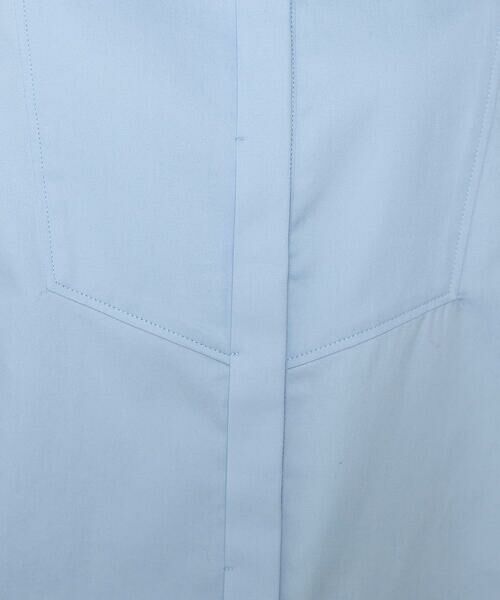 COMME CA COMFORT / コムサ・コンフォート（Lサイズ） シャツ・ブラウス | 〔 TALLサイズ 〕 コットンサテンオルタージュ ロングシャツ | 詳細18