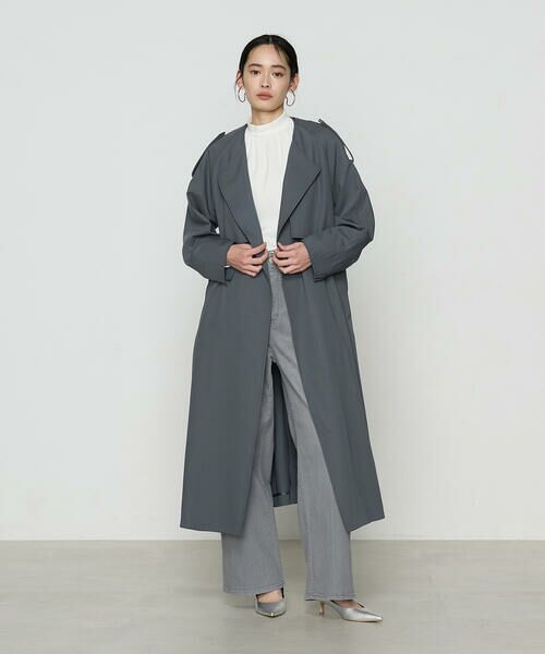 COMME CA COMFORT / コムサ・コンフォート（Lサイズ） トレンチコート | 〔 TALLサイズ 〕 サイロフィルギャバ 3WAYトレンチコート | 詳細2