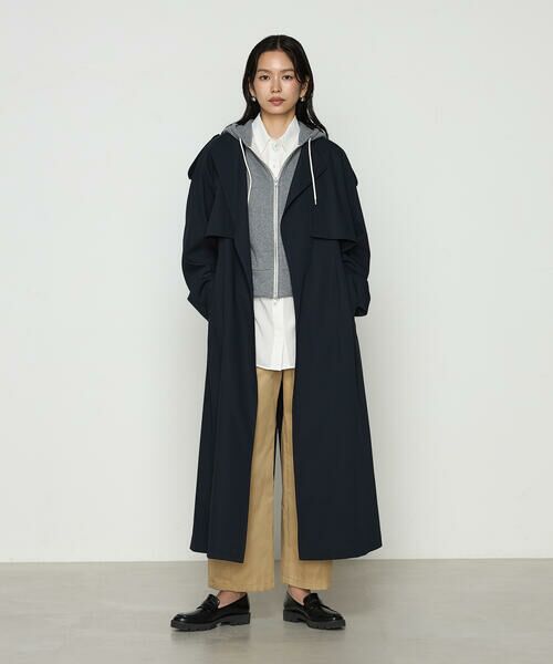 COMME CA COMFORT/コムサ・コンフォート(Lサイズ) 〔 TALLサイズ 〕 サイロフィルギャバ 3WAYトレンチコート 09:ネイビー 15号 COMME CA COMFORT/コムサ・コンフォート(Lサイズ) 〔 TALLサイズ 〕 サイロフィルギャバ 3WAYトレンチコート 09:ネイビー 15号