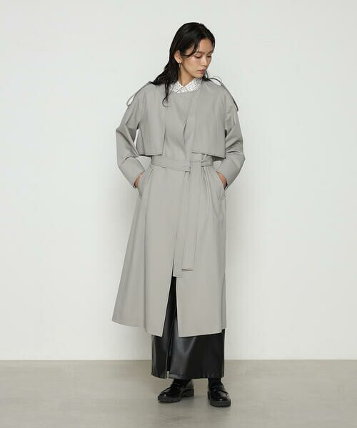 COMME CA COMFORT / コムサ・コンフォート（Lサイズ） トレンチコート | 〔 TALLサイズ 〕 サイロフィルギャバ 3WAYトレンチコート | 詳細12