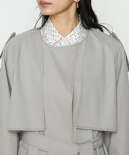 COMME CA COMFORT / コムサ・コンフォート（Lサイズ） トレンチコート | 〔 TALLサイズ 〕 サイロフィルギャバ 3WAYトレンチコート | 詳細24