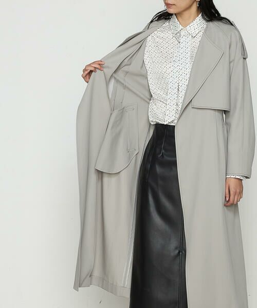 COMME CA COMFORT / コムサ・コンフォート（Lサイズ） トレンチコート | 〔 TALLサイズ 〕 サイロフィルギャバ 3WAYトレンチコート | 詳細27