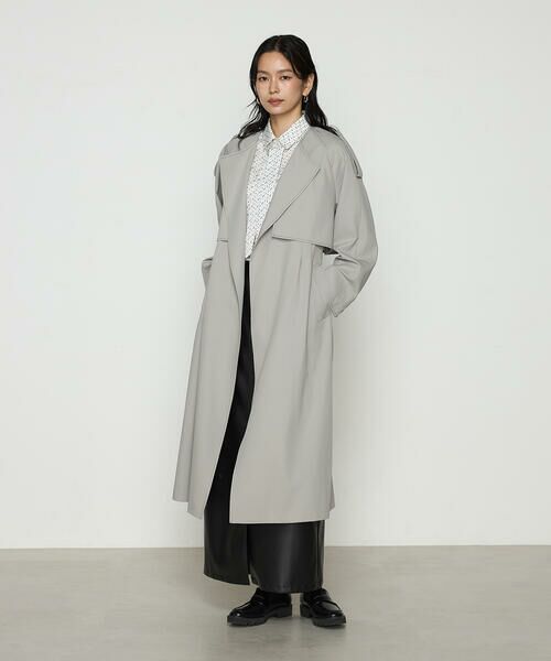 COMME CA COMFORT / コムサ・コンフォート（Lサイズ） トレンチコート | 〔 TALLサイズ 〕 サイロフィルギャバ 3WAYトレンチコート | 詳細11