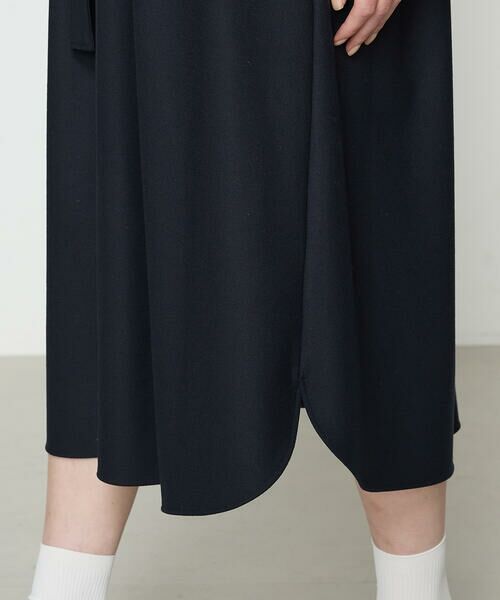 COMME CA COMFORT / コムサ・コンフォート（Lサイズ） ロング・マキシ丈ワンピース | 〔 TALLサイズ 〕 両面起毛ツイル シャツドレス | 詳細16