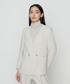 COMME CA COMFORT / コムサ・コンフォート（Lサイズ） セットアップ | 〔 TALLサイズ 〕 【セットアップ対応】アチェローザダブルクロス ノーカラージャケット