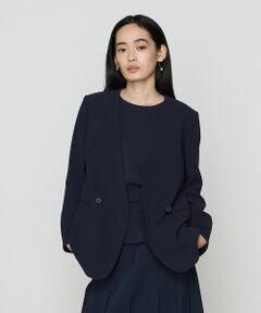 COMME CA COMFORT / コムサ・コンフォート（Lサイズ） セットアップ | 〔 TALLサイズ 〕 【セットアップ対応】アチェローザダブルクロス ノーカラージャケット