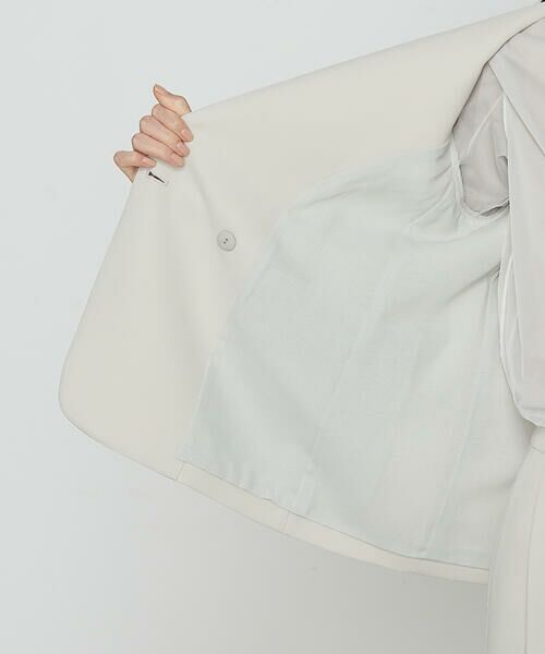 COMME CA COMFORT / コムサ・コンフォート（Lサイズ） セットアップ | 〔 TALLサイズ 〕 【セットアップ対応】アチェローザダブルクロス ノーカラージャケット | 詳細14