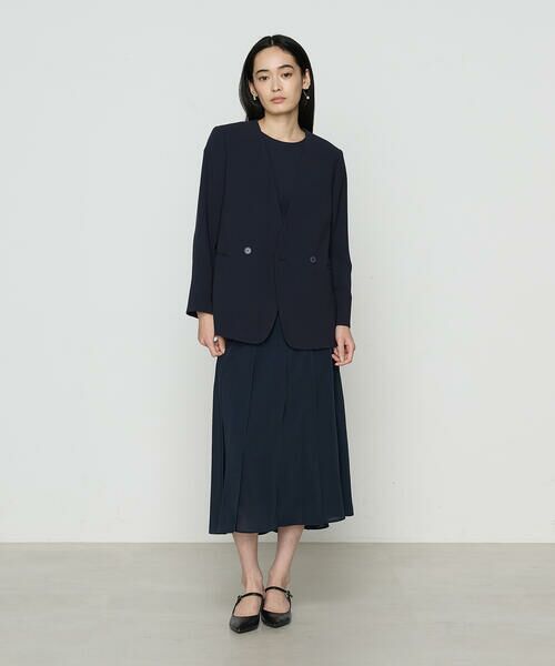 COMME CA COMFORT / コムサ・コンフォート（Lサイズ） セットアップ | 〔 TALLサイズ 〕 【セットアップ対応】アチェローザダブルクロス ノーカラージャケット | 詳細16