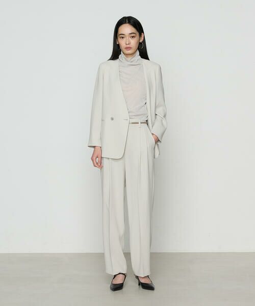 COMME CA COMFORT / コムサ・コンフォート(Lサイズ) セットアップ | 〔 TALLサイズ 〕 【セットアップ対応】アチェローザダブルクロス パンツ | 詳細2